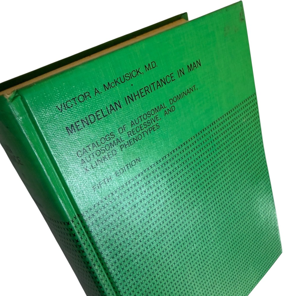 Mendelian Inheritance in Man Victor McKusick 5th Ed Medical Genetics Book VTG
